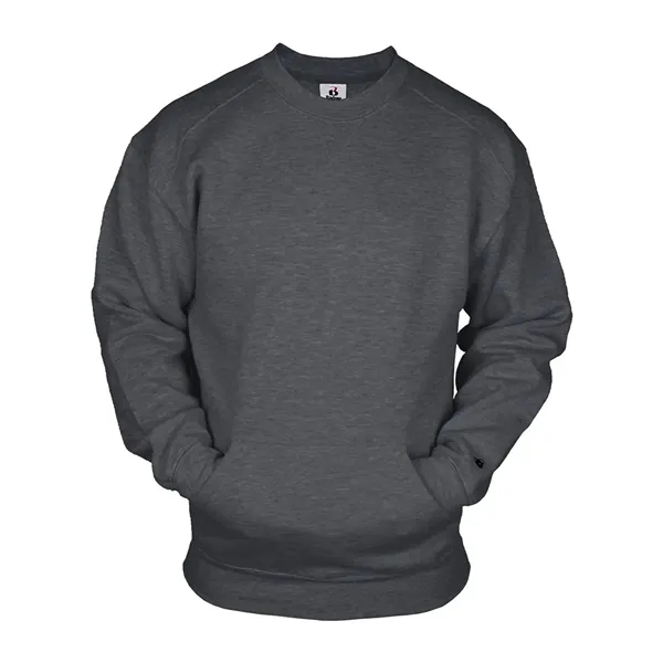 Crewneck sweatshirt with twill taped neckline and front pouch pocket.... from ASI 84358 S&S Activewear