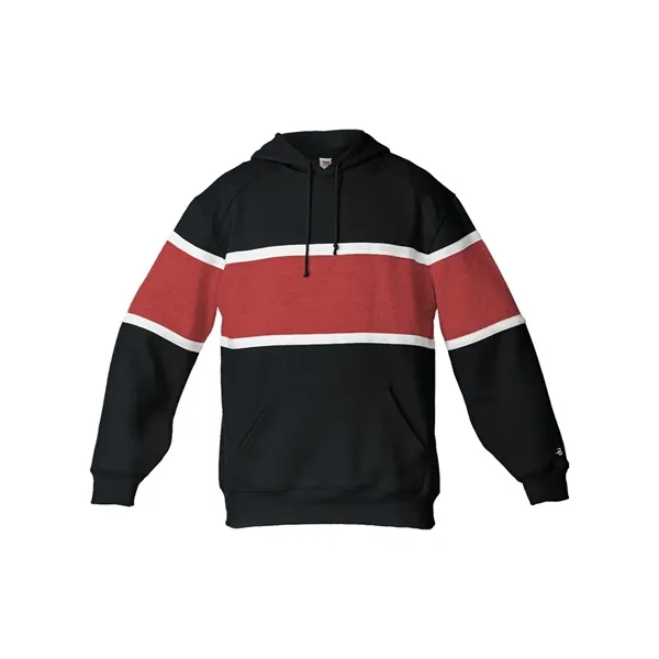 Badger Untied Athletic Fleece Hooded Sweatshirt... from ASI 84358 S&S Activewear