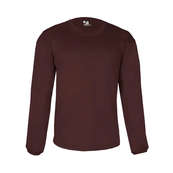 Fleece crewneck sweatshirt with waffle weaves texture... from ASI 84358 S&S Activewear