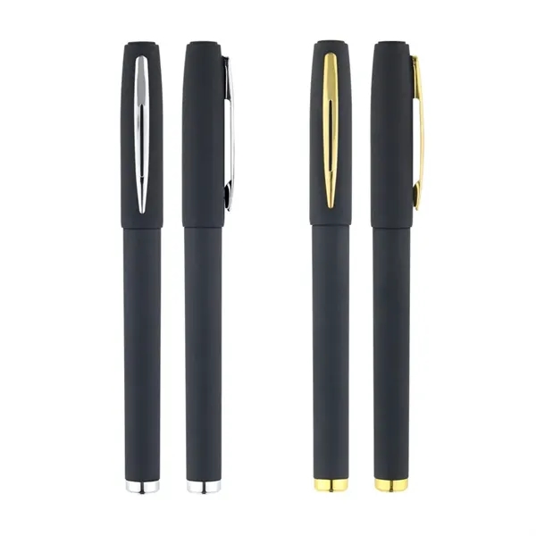 Cap off rubber finished plastic stylus gel pen.... from ASI 68190 Lungsal / Lungsal