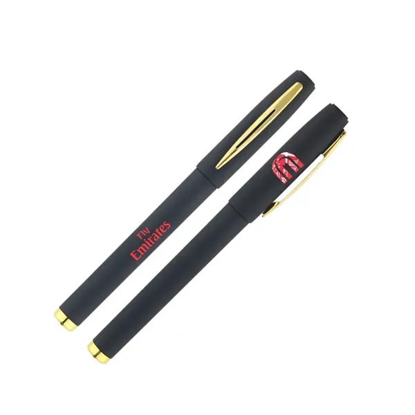 Cap off rubber finished plastic stylus gel pen.... from ASI 68190 Lungsal / Lungsal