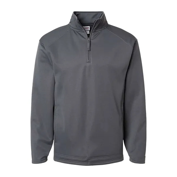 Adult quarter-zip mockneck, blank.... from ASI 84358 S&S Activewear