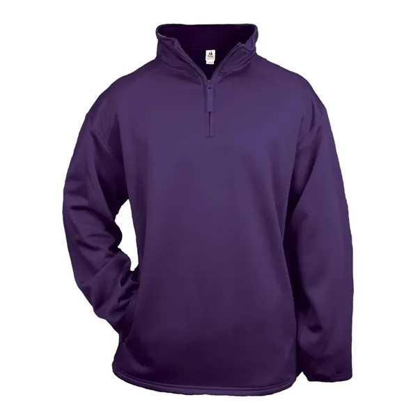 Adult quarter-zip mockneck, blank.... from ASI 84358 S&S Activewear