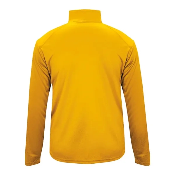 Youth quarter zip pullover with contrasting zipper... from ASI 84358 S&S Activewear