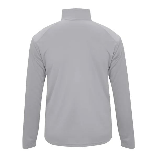 Youth quarter zip pullover with contrasting zipper... from ASI 84358 S&S Activewear