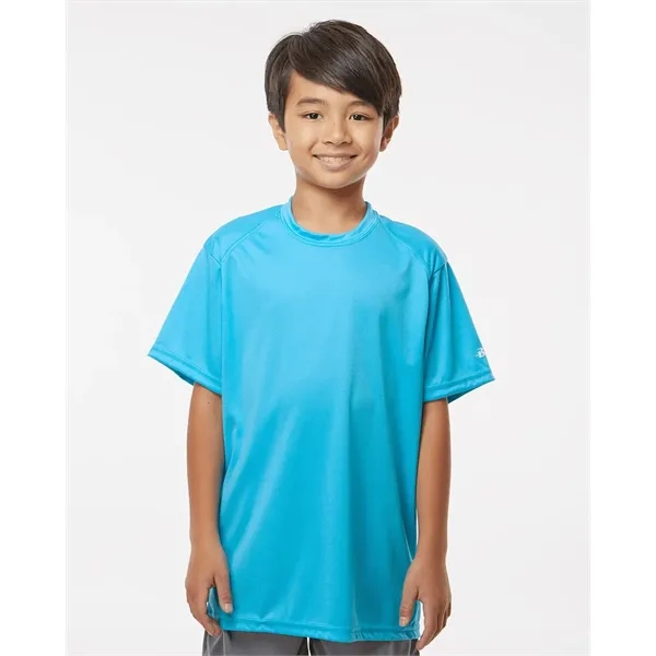 Youth short sleeve t-shirt with sport shoulders. Blank product.... from ASI 84358 S&S Activewear