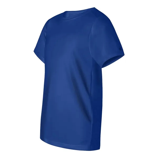 Youth short sleeve t-shirt with sport shoulders. Blank product.... from ASI 84358 S&S Activewear
