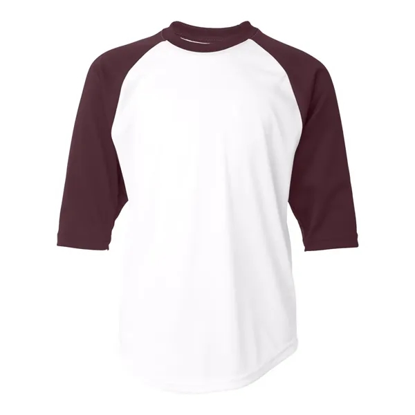 Three-quarter raglan sleeve baseball t-shirt... from ASI 84358 S&S Activewear