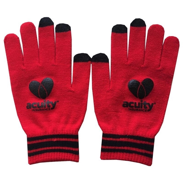 Pantone matched touchscreen gloves for clients to continue using their smartphones... from ASI 45657 Pop! Promos