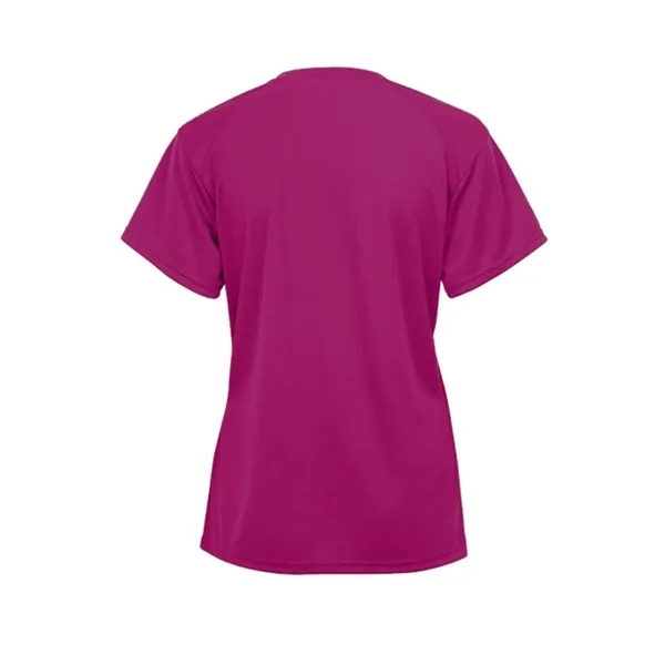 Girl's 100% polyester V-neck t-shirt... from ASI 84358 S&S Activewear
