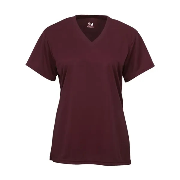 Girl's 100% polyester V-neck t-shirt... from ASI 84358 S&S Activewear