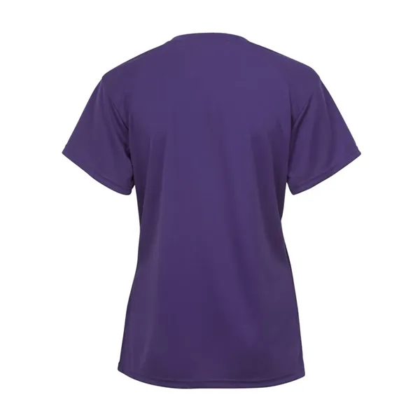 Girl's 100% polyester V-neck t-shirt... from ASI 84358 S&S Activewear