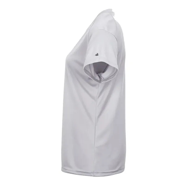 Girl's 100% polyester V-neck t-shirt... from ASI 84358 S&S Activewear