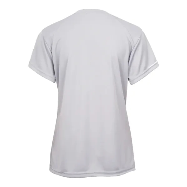 Girl's 100% polyester V-neck t-shirt... from ASI 84358 S&S Activewear