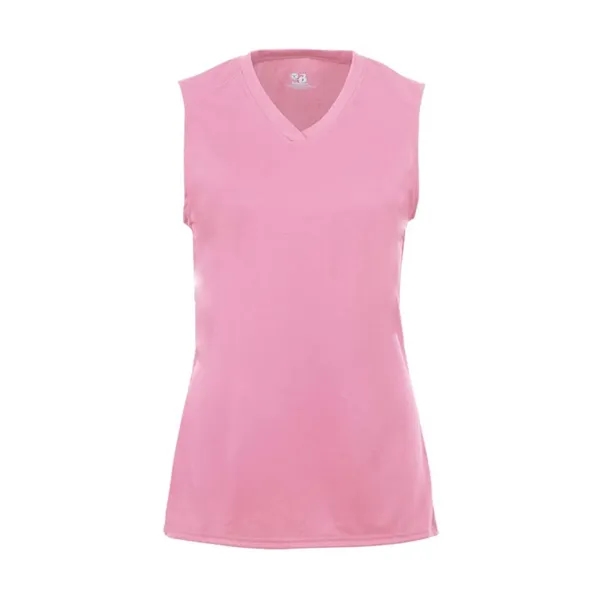 Girl's sleeveless V-neck t-shirt... from ASI 84358 S&S Activewear