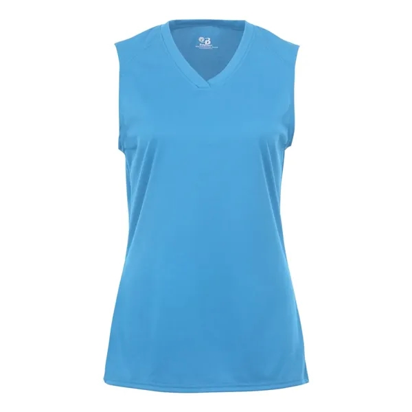 Girl's sleeveless V-neck t-shirt... from ASI 84358 S&S Activewear