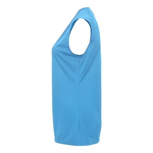 Girl's sleeveless V-neck t-shirt... from ASI 84358 S&S Activewear