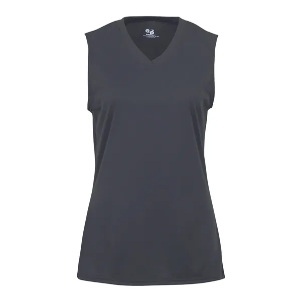 Girl's sleeveless V-neck t-shirt... from ASI 84358 S&S Activewear