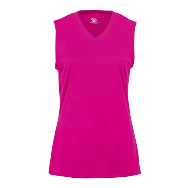 Girl's sleeveless V-neck t-shirt... from ASI 84358 S&S Activewear