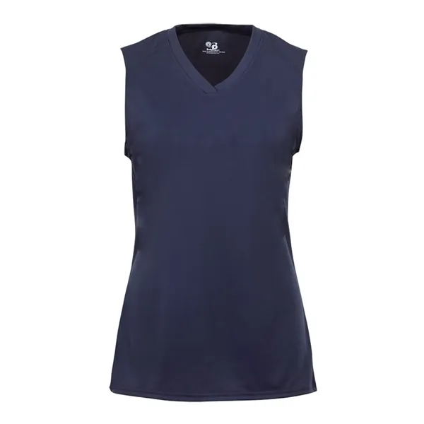 Girl's sleeveless V-neck t-shirt... from ASI 84358 S&S Activewear