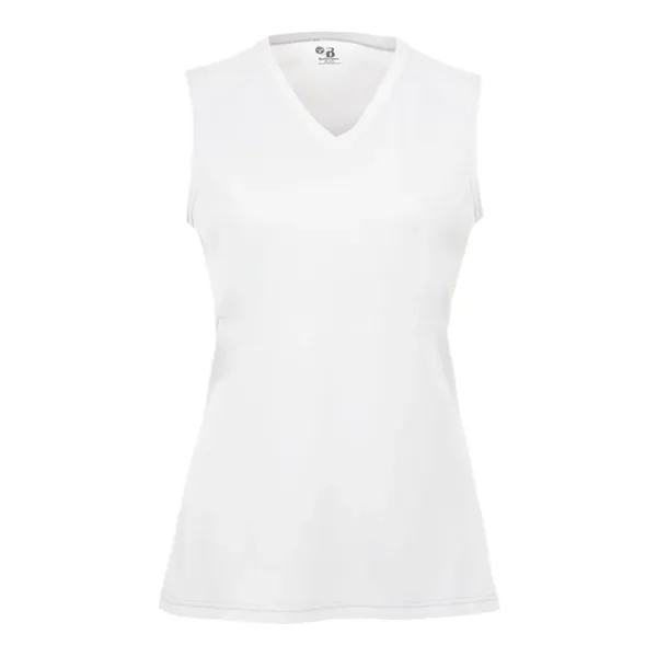 Girl's sleeveless V-neck t-shirt... from ASI 84358 S&S Activewear