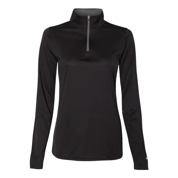 Ladies 1/4 zip pullover with thumb holes... from ASI 84358 S&S Activewear