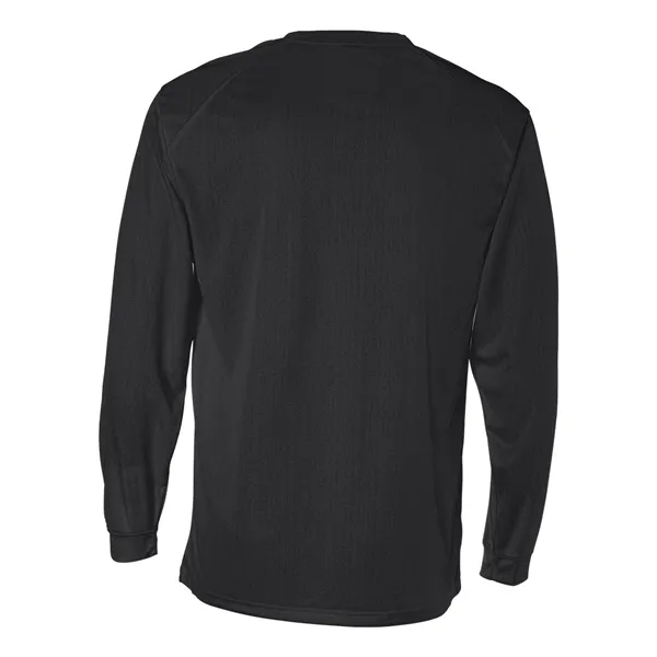 Long sleeve t-shirt with moisture managing. Blank product.... from ASI 84358 S&S Activewear