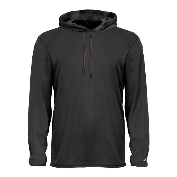 Long-sleeve hooded t-shirt with drawcord... from ASI 84358 S&S Activewear