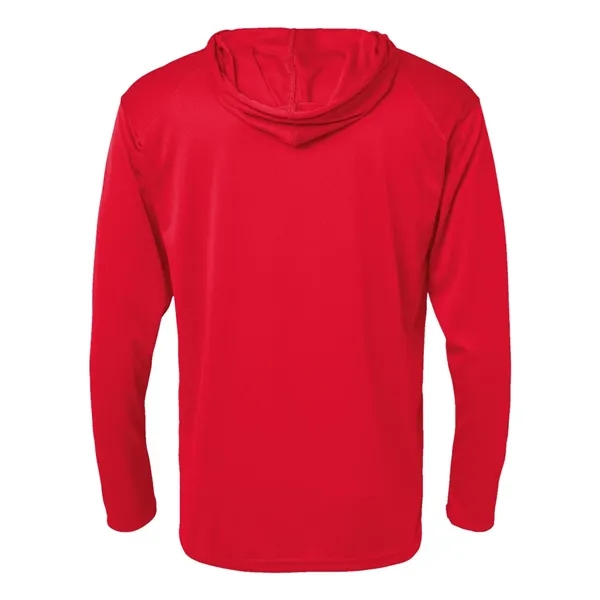 Long-sleeve hooded t-shirt with drawcord... from ASI 84358 S&S Activewear