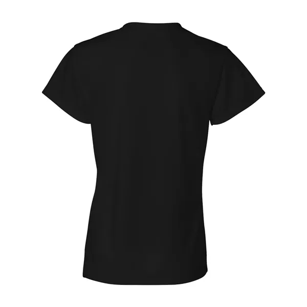 Women's short sleeve t-shirt with moisture management /anti-microbial fabric. Blank.... from ASI 84358 S&S Activewear