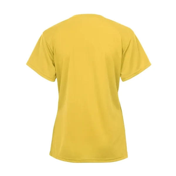 Women's short sleeve t-shirt with moisture management /anti-microbial fabric. Blank.... from ASI 84358 S&S Activewear