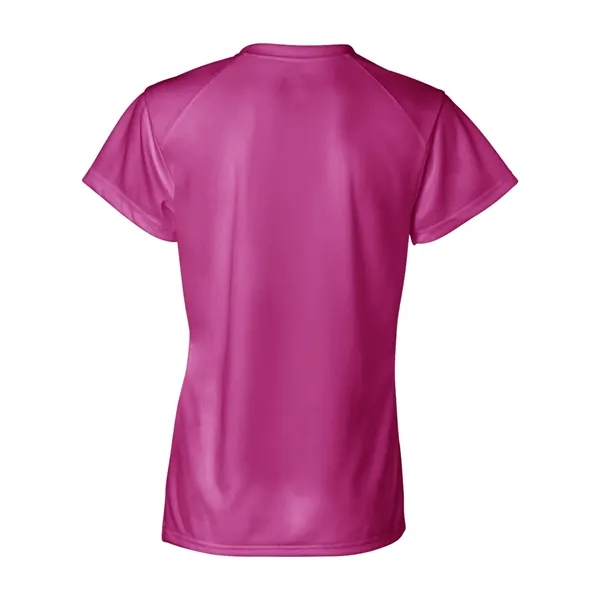 Women's short sleeve t-shirt with moisture management /anti-microbial fabric. Blank.... from ASI 84358 S&S Activewear