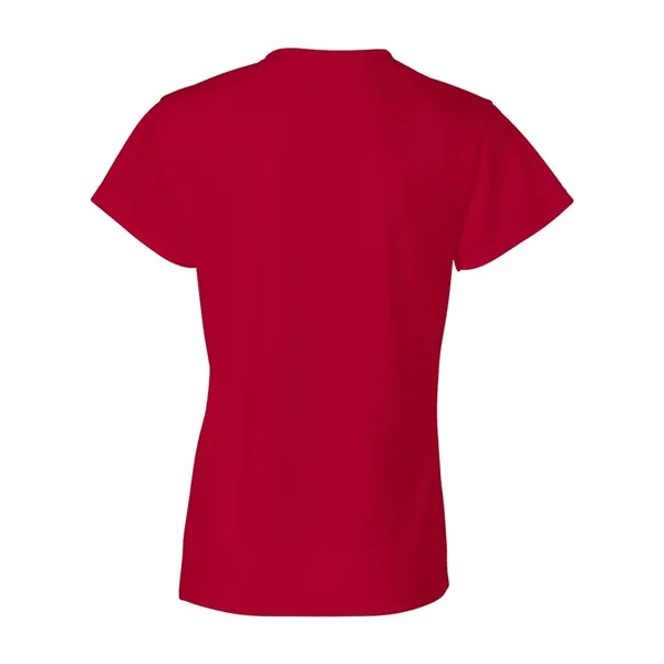 Women's short sleeve t-shirt with moisture management /anti-microbial fabric. Blank.... from ASI 84358 S&S Activewear