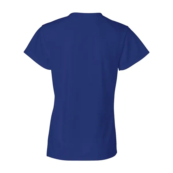 Women's short sleeve t-shirt with moisture management /anti-microbial fabric. Blank.... from ASI 84358 S&S Activewear