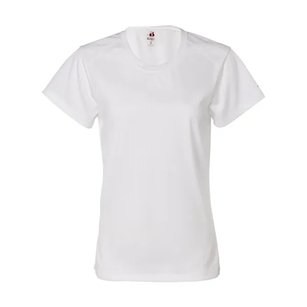 Women's short sleeve t-shirt with moisture management /anti-microbial fabric. Blank.... from ASI 84358 S&S Activewear