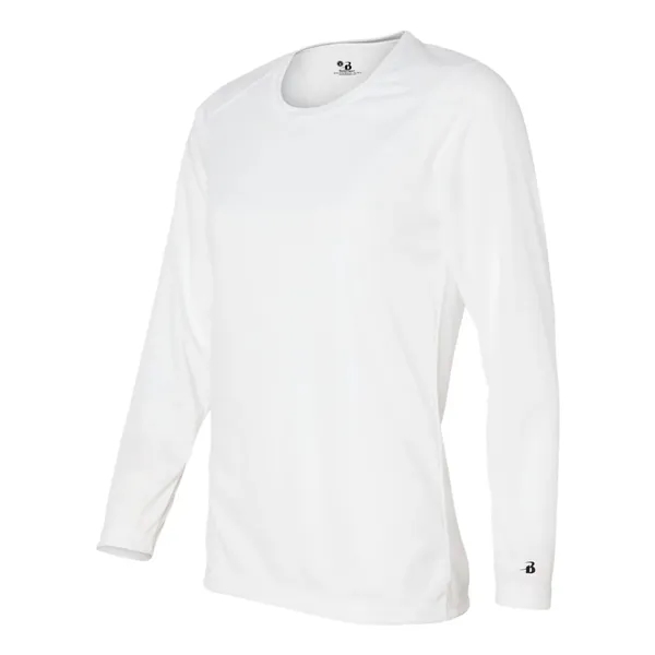 Women's long sleeve t-shirt with moisture management fabric. Blank product.... from ASI 84358 S&S Activewear