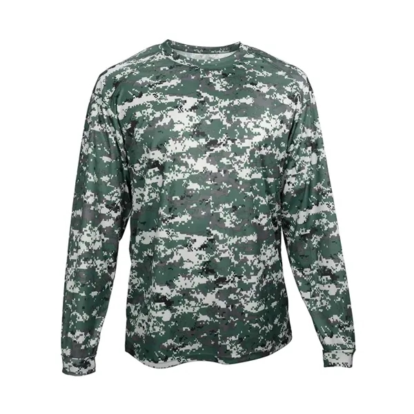 Badger Digital Camo Long Sleeve T-Shirt, blank.... from ASI 84358 S&S Activewear