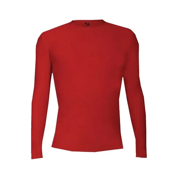 Long sleeve compression T-shirt with double-needle hem and Badger heat seal... from ASI 84358 S&S Activewear