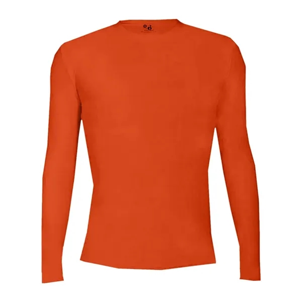 Long sleeve compression T-shirt with double-needle hem and Badger heat seal... from ASI 84358 S&S Activewear