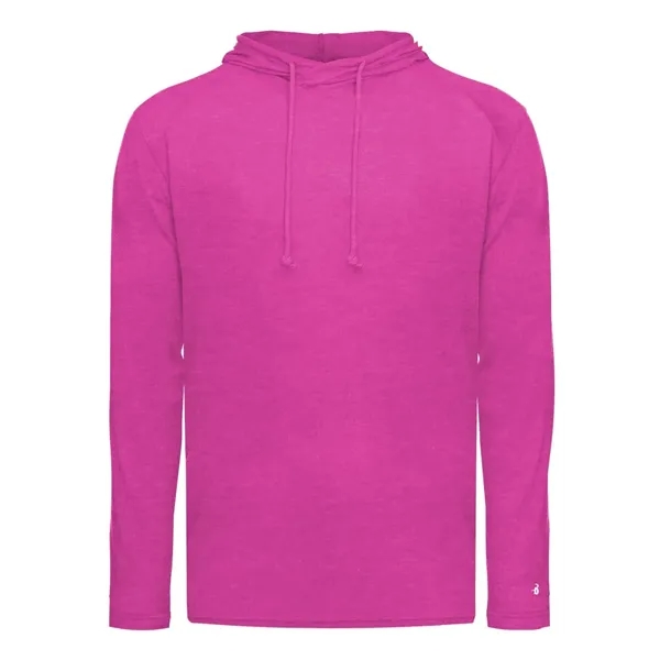 Badger Tri-Blend Surplice Hooded Long Sleeve T-Shirt... from ASI 84358 S&S Activewear