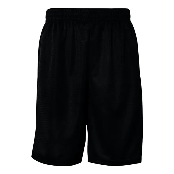Polyester 9" pro mesh pocketed shorts. Blank product.... from ASI 84358 S&S Activewear