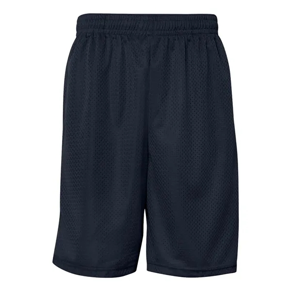 Polyester 9" pro mesh pocketed shorts. Blank product.... from ASI 84358 S&S Activewear