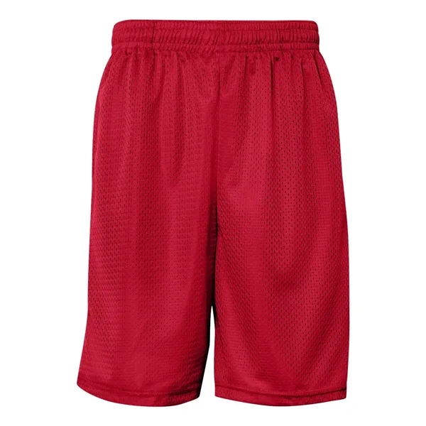 Polyester 9" pro mesh pocketed shorts. Blank product.... from ASI 84358 S&S Activewear