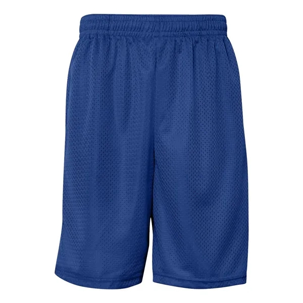 Polyester 9" pro mesh pocketed shorts. Blank product.... from ASI 84358 S&S Activewear