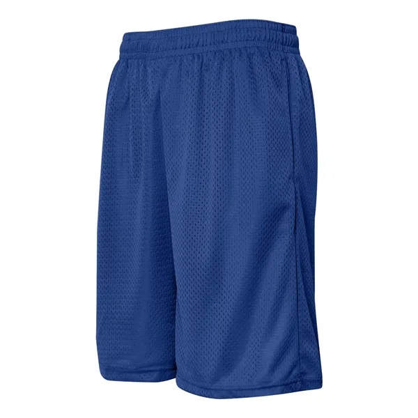 Polyester 9" pro mesh pocketed shorts. Blank product.... from ASI 84358 S&S Activewear
