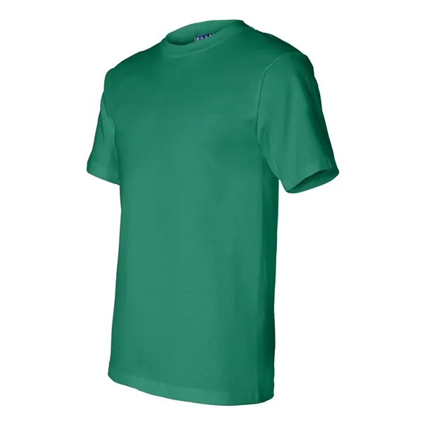 Adult pre-shrunk 100% cotton short sleeve t-shirt, union made. Blank product.... from ASI 84358 S&S Activewear