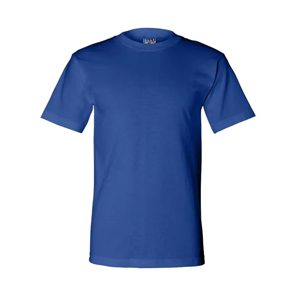 Adult pre-shrunk 100% cotton short sleeve t-shirt, union made. Blank product.... from ASI 84358 S&S Activewear