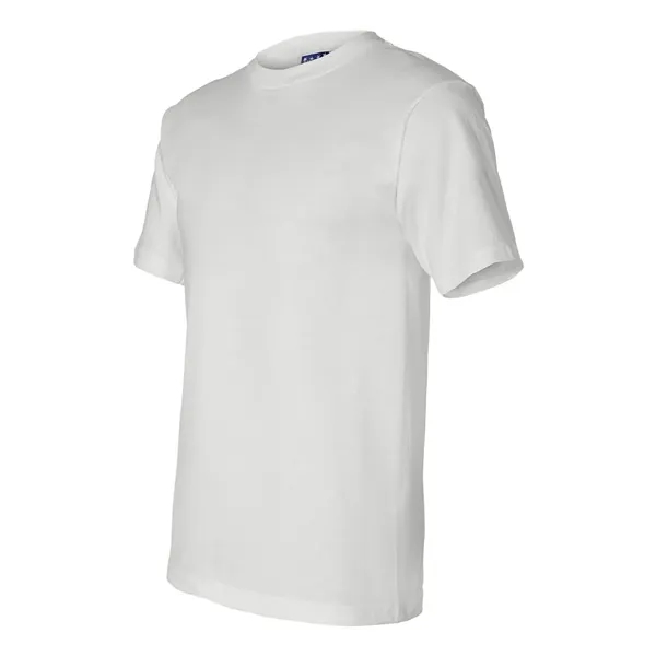 Adult pre-shrunk 100% cotton short sleeve t-shirt, union made. Blank product.... from ASI 84358 S&S Activewear