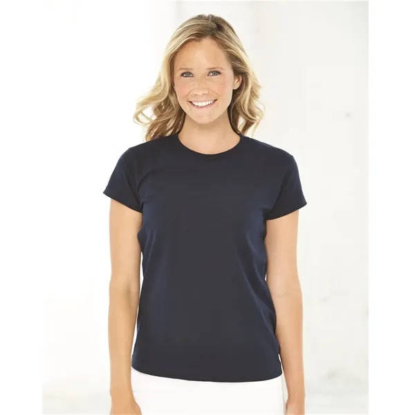 Women's USA made 6.1 oz preshrunk 100% heavyweight cotton t-shirt. Blank... from ASI 84358 S&S Activewear