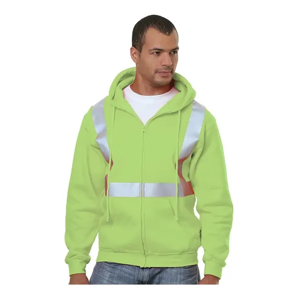 Hi-Visibility Full Zip Hooded Fleece... from ASI 84358 S&S Activewear